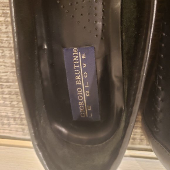 GIORGIO BRUTINI "LE GLOVE" SLIP ON LOAFER DRESS SHOES with NO TASSELS - MEN'S 8D - Picture 12 of 16